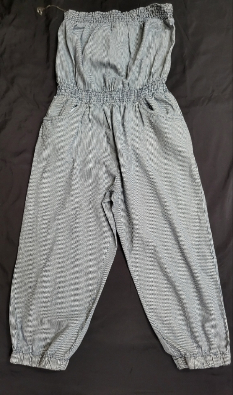 Love By Chesley Blue/White Jumpsuit Women Sixe XL